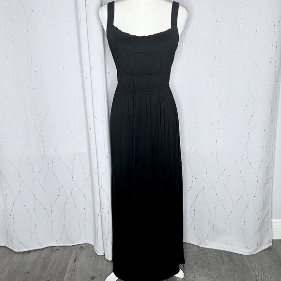 Ann Taylor LOFT Woman's Black Maxi Dress - Picture 1 of 2